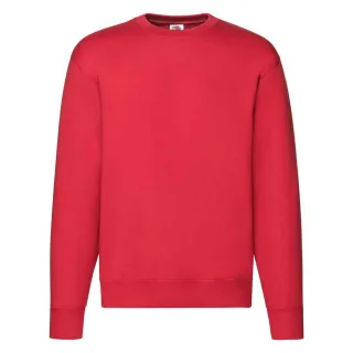 Fruit of the Loom - "Premium" Sweatshirt Überschnittene Schulter für Herren (Rot)