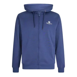 Aquascutum - Hoodie mit durchgehendem Reißverschluss für Herren, Regulär (Marine)