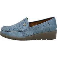 Nowaland Damen Slipper mit Keilsohle Slipper Atmungsaktiv, leicht, flexible Keilsohle, bequem