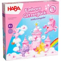 Haba Spiel Einhorn Glitzerglück - Wolkenstapelei, Stapelspiel