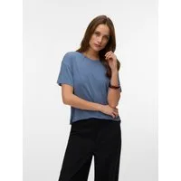 Vero Moda Kurzarmshirt VMFILLI 2/4 TEE JRS NOOS Materialmix, relaxed fit