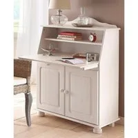 OTTO home Sekretär Mette, Schreibtisch im Landhausstil, aus Massivholz, Breite 82 cm