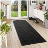 Snapstyle Läufer Hochflor Velours Läufer Teppich Luna, Rechteckig, Höhe: 16 mm