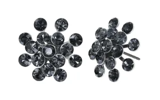 Fireball - Ohrstecker - Magic Fireball schwarz/silver