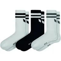 Erima Sportsocken Wings (Baumwolle) sortiert grau/schwarz/weiss - 3 Paar