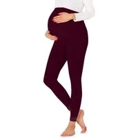 Be Mammy Umstandsleggings Damen 7/8 Umstandshosen BE20-262 (1-tlg) elastischer Bund