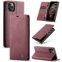CaseMe Handyhülle Caseme Handyhülle für Apple iPhone 11 Pro Max-Karmesinrot