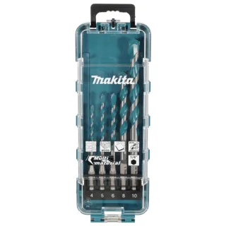 Makita Multibohrer-Set 5-teilig, Ø 4,5,6,8,10 mm, 1/4 Zoll -Sechskant - E-16732