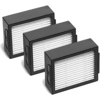 Trade-Shop Filter-Set HEPA-Filter 3in1 passend für iRobot Roomba i7, i7+, E5, E6, E7, Zubehör für iRobot Roomba Saugroboter, Pollenfilter / Allergikerfilter / Hygienefilter mit Power-Filtration