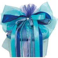 Roth Schultüte XXL Schleife California Blue, 63 x 32 cm, aus Polyester, Blau, für Zuckertüte