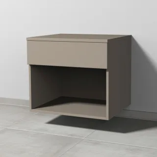 Sanipa Anbau-/Solitärschrank 2morrow (P2355) 510x600x520 Sandgrau-Matt, P235567 P235567
