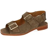 Melvin & Hamilton Everly 5 Leder-Sandalen für Damen Sandale Flache Absätze, Echtes Leder