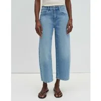 someday Relax-fit-Jeans Corah curved aus Lyocell-Denim Cropped mit Crinkle-Effekt für moderne Styles