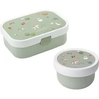 Mepal Lunchbox Campus Obst- und Bentobox Little Farm 300 & 750 ml, Kunststoff, (2-tlg)