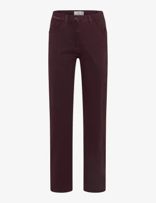 Raphaela by Brax Damen Five-Pocket-Hose Style CORRY, dunkles lila, Gr. 36