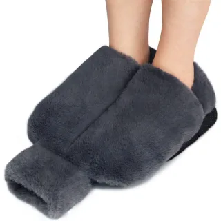 IPRee 2L Heated Foot Warmer, Explosion Proof Hot Water Bag, Water Filled Rubber Foot Warmer, Water Filled Plush Foot War