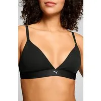 PUMA Bralette PUMA WOMEN COTTON TRIANGLE BRALETTE 1P herausnehmbare gepolsterte Cups für anpassungsfähigen Look