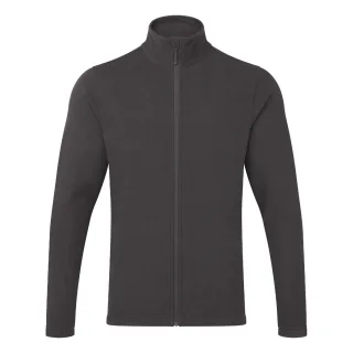 Premier Mens Recyclight Fleece-Jacke mit durchgehendem Reißverschluss (dunkelgrau)