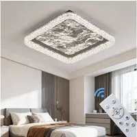 Eurotondisplay LED Deckenleuchte LED Deckenleuchte Fernbedienung Lichtfarbe/Helligkeit einstellbar, LED fest integriert, Warmweiß, Neutralweiß, Kaltweiß, Mit Fernbedienung Lichtfarbe- und Helligkeit einstellbar