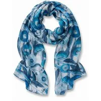 styleBREAKER Modeschal Leichter Viskose Schal mit Blumenmuster, (1-St)