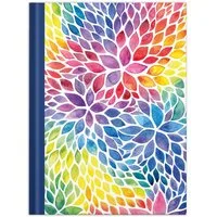 RNK Verlag Notizbuch Aquarell DIN A4 Hardcover blanko 96 Blatt, Skizzenbuch, Zeichenbuch, Kreativbuch, Ideenbuch, Unbedruckt