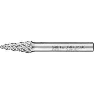 PFERD TOOLS Hartmetall Hochleistungsfrässtift ALLROUND Rundbogen KEL universal grob - 21001025