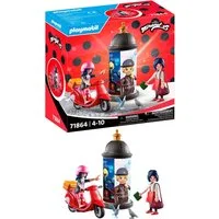 Playmobil® Miraculous: Rollerfahrt durch Paris (71864) Konstruktions-Spielset, (17 St), Made in Europe