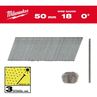 Milwaukee Stauchkopf-Nägel 18 Gauge für M18CN18GS Edelstahl - 4932492564