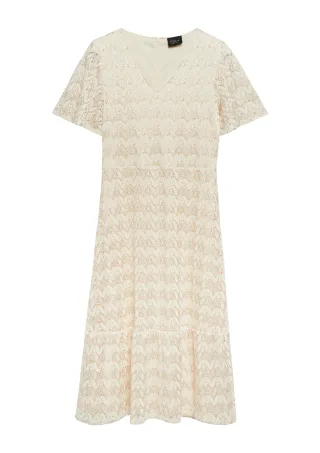s.Oliver BLACK LABEL - Kleid beige - Gr. - 44