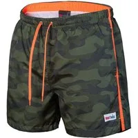 Mount Swiss Badeshorts Mount Swiss Männer Badehose DARIO mit seitlichen Taschen & Gesäßtasche (1-St)