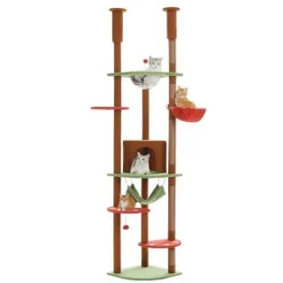 Pawz Road Deckenhoch Kratzbaum Luxus schwarz