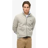 Superdry Sweatshirt ESSENTIAL LOGO TRACK TOP mit Reißverschluss, aus Baumwolle und Polyester, Loose Fit