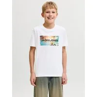 Jack & Jones Junior T-Shirt JJINDIANA TEE SS CREW NECK JNR Baumwolle, regular fit