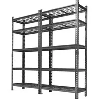 GarveeMore Schwerlastregal 5-Ebene Lagerregel, Heavy Duty Garage Lagerregel