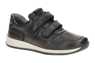 Waldl?ufer Herrenschuhe KILIAN 686302 schwarz Glattleder bequeme Slipper