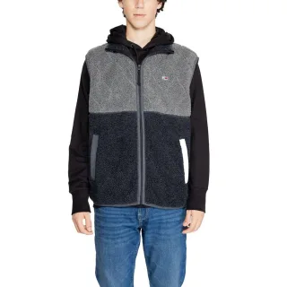 Jungen Sherpa Weste im Colorblock-Stil