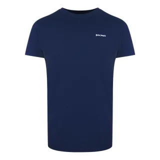 Kurzarm-T-Shirt in Marineblau