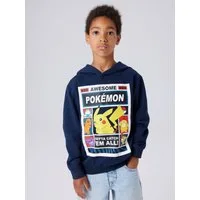 Name It Kapuzensweatshirt NKMDU POKEMON NREG SWE WH BRU NOOS SKY