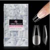 LuxusKollektion Kunstfingernägel Ballerina Tips Gelnägel 216 12 Größen Gel Press On Medium Ballerina-M