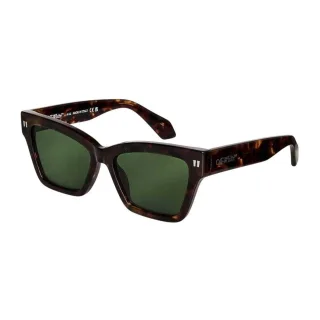 Off White - "Cincinnati" Katzenauge-Sonnenbrille für Herren/Damen Unisex (Braun)