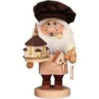 Christian Ulbricht Räuchermännchen Räuchermännchen Wichtel Seiffener Kirche, Original Erzgebirge
