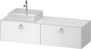 Duravit White Tulip Konsolenwaschtischunterbau wandhängend Weiß Hochglanz 1600x550x408 mm - WT4890L8 WT4890L85850000