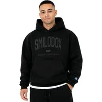 Smilodox Hoodie Oswin, Oversized Pullover Herren, Sweater mit Frontprint und Kapuze Baggy Fit, Weiches Sweatmaterial, ideal für Gym & Freizeit