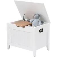 GarveeMore Sitztruhe Sitzbank mit Stauraum Spielzeugtruhe 60/100( Länge) x40x46cm