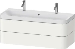 Duravit Happy D.2 Plus c-shaped Set wandhängend Weiß 1175x490x480 mm - HP4379O84840000 HP4379O84840000