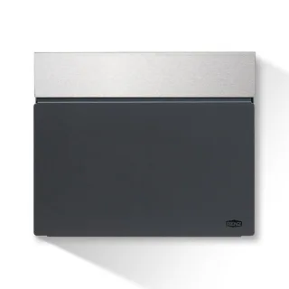 Briefkasten, RENZ Horizon, Anthrazitgrau, 375 x 313 x 102 mm, Wandmontage, verzinkter Stahl