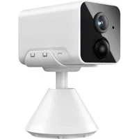 Topcony Überwachungskamera 1 Stück 1080P Überwachungskamera Aussen Akku Kamera Überwachung (drinnen, Innen, außen, außen/innen WLAN PIR Bewegungserkennung Tracking Bewegungserkennung, 25M Nachtsicht 2-Wege-Audio kompatibel mit Alexa IP65 wasserdicht,