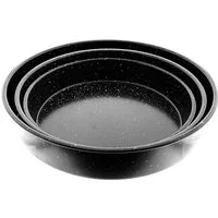 Almina Backblech 3er Set in Schwarz Backofenblech Tepsi aus Granit Ø28/Ø32/Ø36 cm, (3-St)