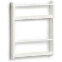 Zeller Present Regal Wandregal m. 2 Ablagen, MDF, weiß, 42 x 9 x 56 cm