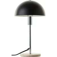 LeGer Home by Lena Gercke Tischleuchte Linnea Pilz Lampe - Travertin Steinfuß, ohne Leuchtmittel, Pilzleuchte, Tischlampe, Höhe 35,5 cm, Naturstein, Pilzlampe